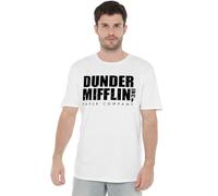 Cotton Soul The Office Hardcore Parkour Mens T Shirt, White, MED