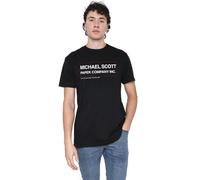 Cotton Soul The Office Michael Scott Paper Co Unisex T Shirt, Black, X-Large
