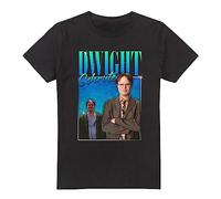 Cotton Soul The US Office Dwight Nostalgia Unisex T Shirt, Black, Large