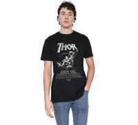 Cotton Soul Thor Bring The Thunder Mens T Shirt, Black, Medium