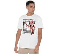 Cotton Soul Transformers 40th Jetfire Box Unisex T Shirt, White, Large