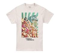 Cotton Soul Transformers Assemble Unisex T Shirt, Natural, XXX-Large