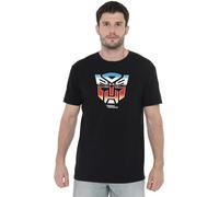 Cotton Soul Transformers Logo Unisex T Shirt, Black, Medium