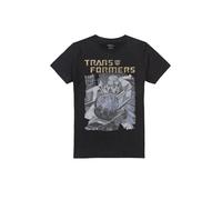 Cotton Soul Transformers Megatron Planet Unisex T Shirt, Black, XX-Large