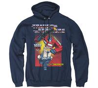 Cotton Soul Transformers Optimus Prime Unisex Hoodie, Navy, Large