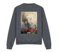 Cotton Soul Twin Peaks/Laura Palmer Crew Sweatshirt Charcoal-Medium