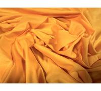 Cotton Spandex Stretch Single Jersey Fabric, per metre - Plain - Orange