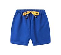 Cotton Sport Jogger Shorts Toddler Boys Shorts Summer Cotton Material Thin Style Five Point Pants Children'S Baby Shorts Boys and Girls Outer Wear Beach Pants Casual Hot Pants 12-18 Months Blue