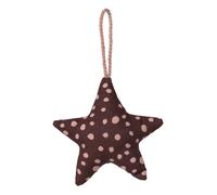 Cotton star Christmas decoration Brown one size