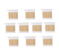 Cotton Stick Double Ended Cotton Swab Wooden Cotton Buds for Make Up Travel Ears Cleaning Pets 1000PCS