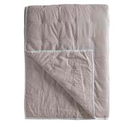 Cotton Stitch Blanket Bedspread - White Blush