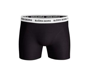 Cotton stretch boxer shorts Björn Borg (x3) Noir L