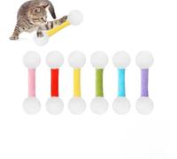 Cotton Swab Cat Toy,Big Interactive Kitty Kick Sticks,Cat Plush Toy,Durable Chew and Teeth Cleaning Toys,Funny Interactive Soft Plush Toy Pack,Designed for Indoor Pets.