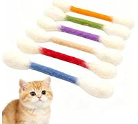Cotton Swabs Cat Toys with Catnip,Interactive Felt Kitty Kicker Toy Sticks for Boredom Exercise Play Anxiety Digestive Aid Lover Gift (Mix)