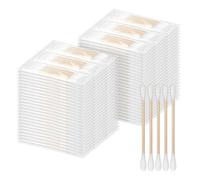 Cotton Swabs, Cotton-Tipped Sticks, Individually Packaged Double-Ended Cotton Swabs. Suitable For Ear Cleaning, Makeup Application, Hotels, And Travel (5 Swabs Per Pack, 500 Packs Per Box)