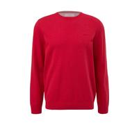 Cotton Sweatshirt with Embroidered Logo s.Oliver Rouge S