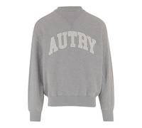 Cotton Sweatshirt With Logo - male - Autry - Sweatshirts - Gray - S - Sweatshirts & Hoodies S