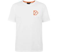 Cotton T-shirt Didriksons Harald See You Outside Blanc L