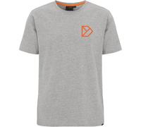 Cotton T-shirt Didriksons Harald See You Outside Gris 2XL