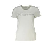 Cotton T-Shirt - female - Patrizia Pepe - T-Shirts - White - XS - Tops XS