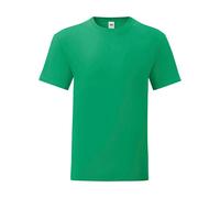 Cotton T-shirt Fruit of the Loom Iconic 150 Vert 2XL