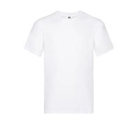 Cotton T-shirt Fruit of the Loom Original Blanc 2XL