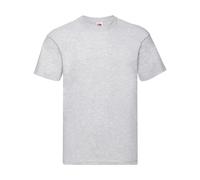 Cotton T-shirt Fruit of the Loom Original Gris 2XL