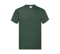Cotton T-shirt Fruit of the Loom Original Vert 2XL