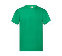 Cotton T-shirt Fruit of the Loom Original Vert L