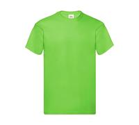 Cotton T-shirt Fruit of the Loom Original Vert S