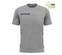 Givova, t-shirt spot, light gray melange, L