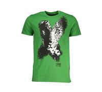 Cotton T-Shirt - male - Cavalli Class - T-Shirts - Green - 2XL - Tops 2XL