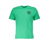 Cotton T-Shirt - male - North Sails - T-Shirts - Green - 3XL - Tops 3XL
