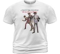 Cotton T Shirt Mott The Hoople All The Young Dudes Album Tee Andrew Wood White L