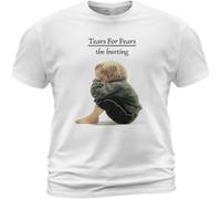 Cotton T Shirt Tears Roll Down The Hurting Album Tee Roland Orzabal Manny Elias White 3XL