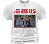 Cotton T Shirt The Animals Album Tee John Steel Mick Gallagher Eric Burdon White L