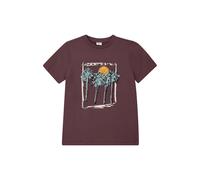 Cotton T-Shirt with Front Print Straight Cut Child s.Oliver Rouge 13/14 years