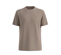 Cotton T-Shirt with Logo Print s.Oliver Marron 3XL