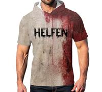 Cotton T Shirts For Men Uk,Men'S Problem Solved Halloween Bloody T-Shirt Shirts Tops