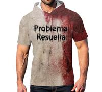 Cotton T Shirts For Men Uk,Men'S Problem Solved Halloween Bloody T-Shirt Shirts Tops