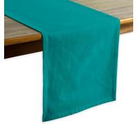 Cotton Table Runner, Perfect For Home, Kitchen, Dining, Weddings, Parties, Spring/summer & Thanksgiving Decor Teal Blue 14 x 48