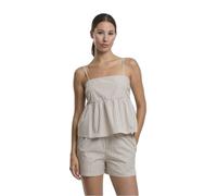 Cotton tank top for women Urban Classics Cami striped Gris XS