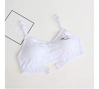 Cotton Teen Girl’s Sport Bra with Adjustable Strap Wire Free Training Bralette 1 Pack A-Cup Kids to Teens 6-16 Years Vest Bra Clothes Underwear for Children Girls Comfortable Supportive Underclothes