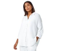 Cotton Textured Button Shirt Roman Ivory 18