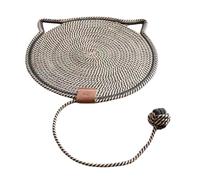 Cotton Thread Cats Board Post Mat Interactive Funny Toy For Grinding Claw & Daily Lying Floor Mat