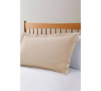 Cotton Traders 200 Thread Count Oxford Pillowcase Pair In Beige Beige One Size