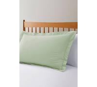Cotton Traders 200 Thread Count Oxford Pillowcase Pair In Green Green One Size