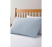 Cotton Traders 200 Thread Count Standard Pillowcase Pair In Mid Blue Mid Blue One Size
