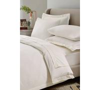 Cotton Traders 400 Thread Count Cotton Sateen Duvet Set In Ivory Ivory Super King