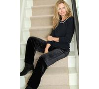 Cotton Traders Bead Detail Jumper In Black Black 20